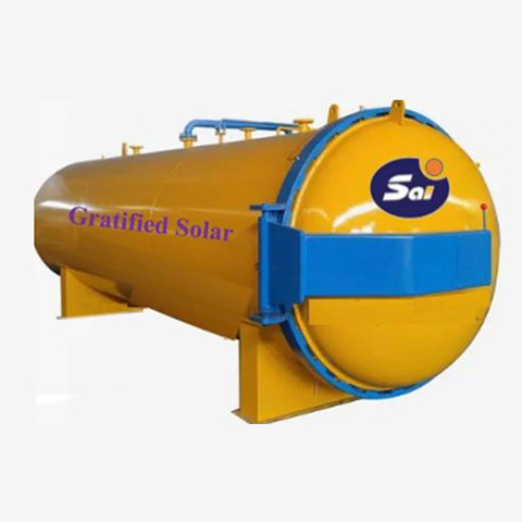 高圧釜(Autoclave)|太陽光パネル設備製造事業